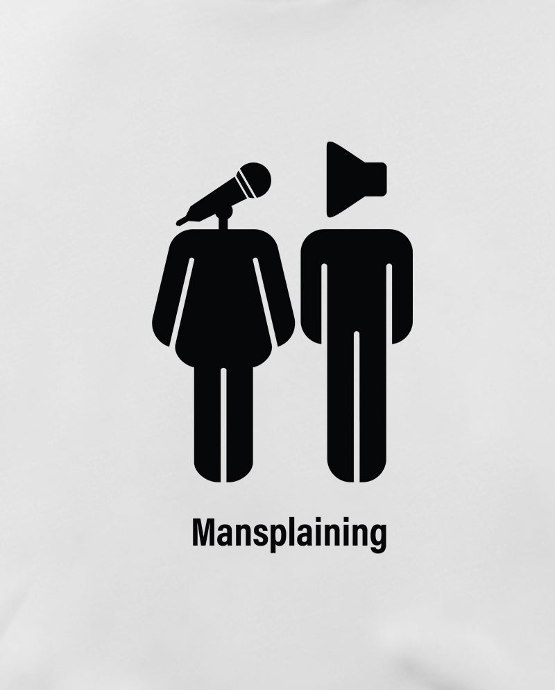 Mansplaining Crop Tişört