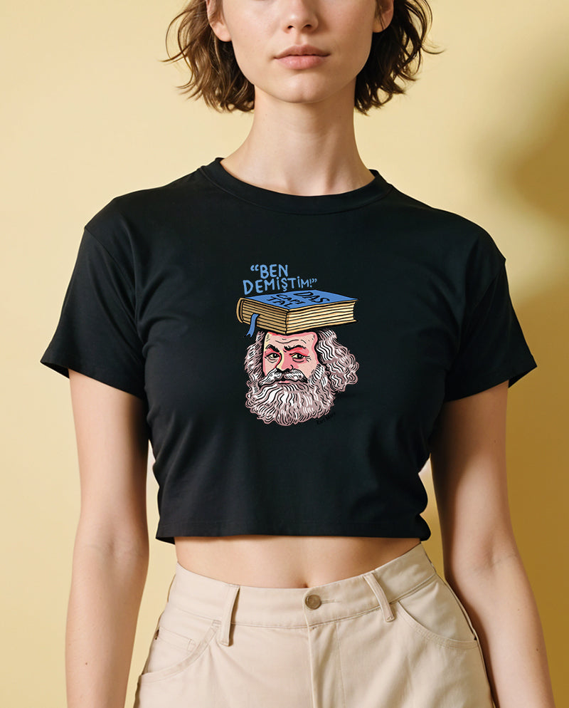 Karl Marx Crop Tişört