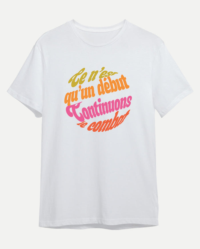 Mücadeleye devam Erkek Tişört