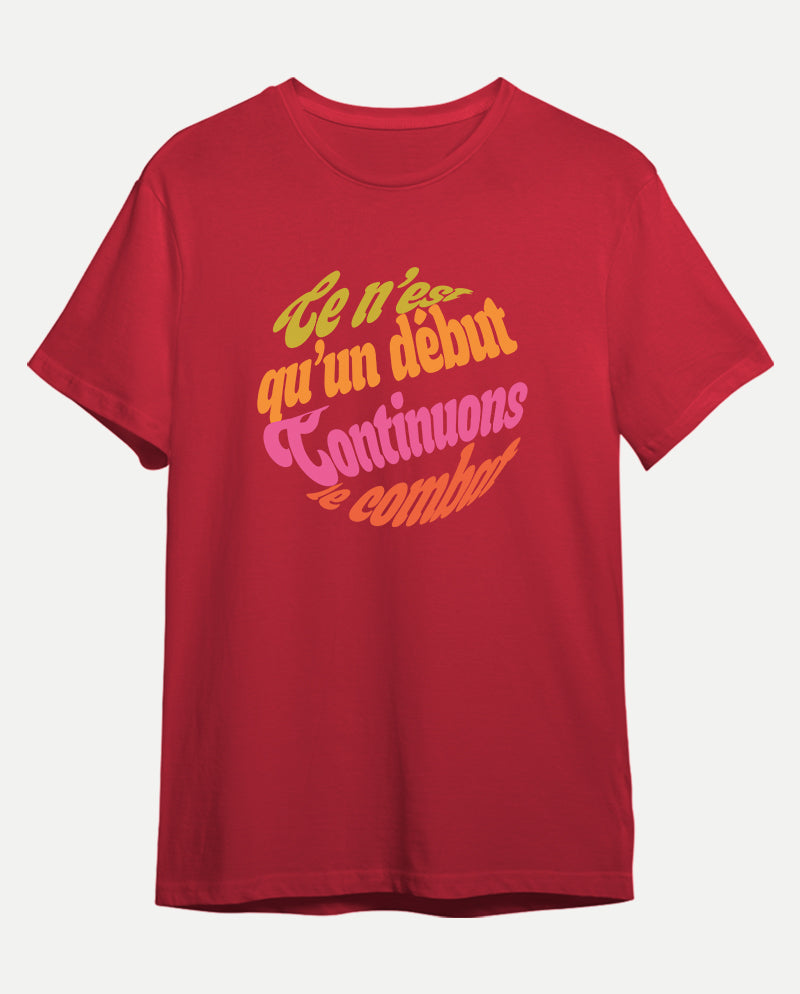 Mücadeleye devam Erkek Tişört