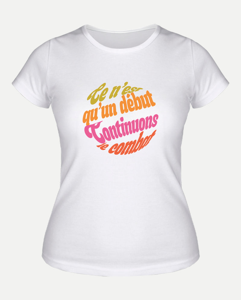 Mücadeleye devam Kadın Tişört