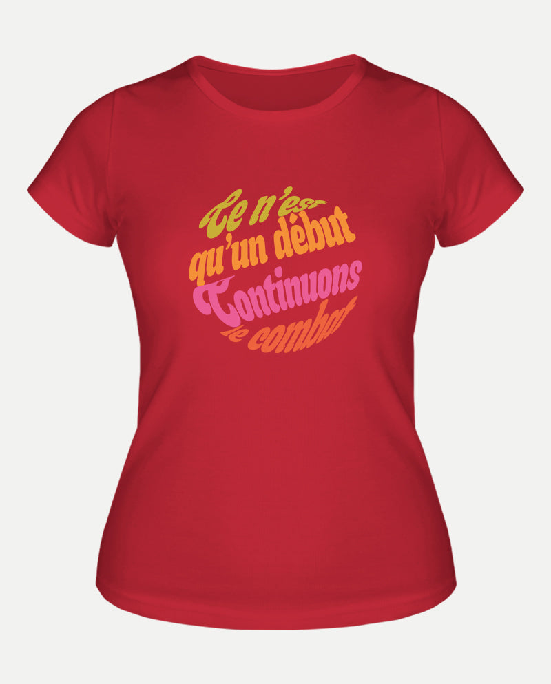 Mücadeleye devam Kadın Tişört