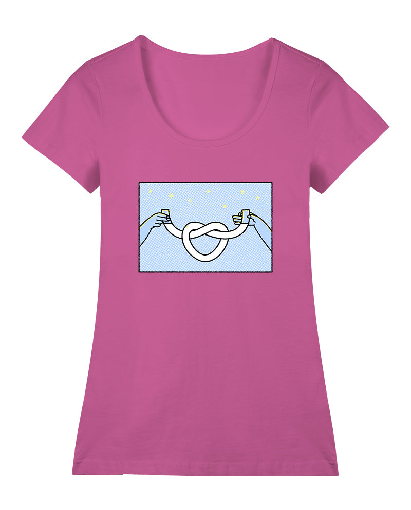 Muhabbet Geniş Yaka Tişört