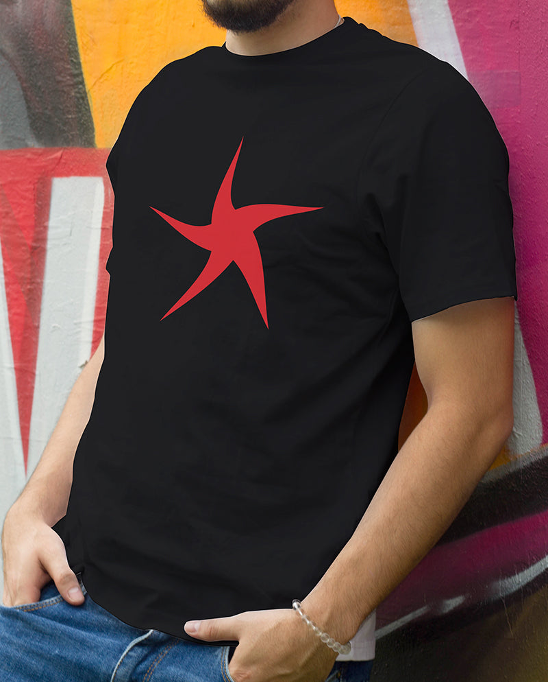Neşeli yıldız Erkek Tişört