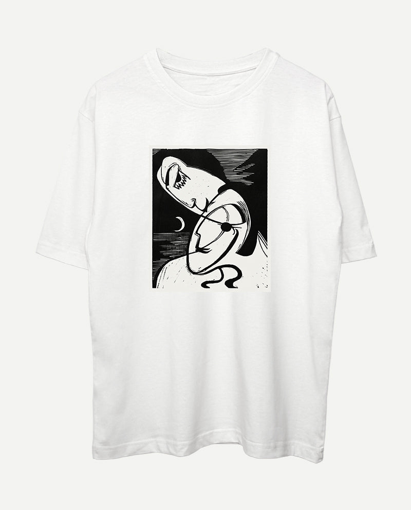 Öpücük Oversize Tişört