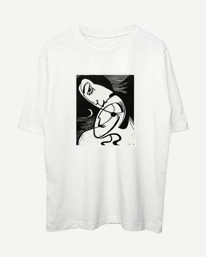 Öpücük Oversize Tişört