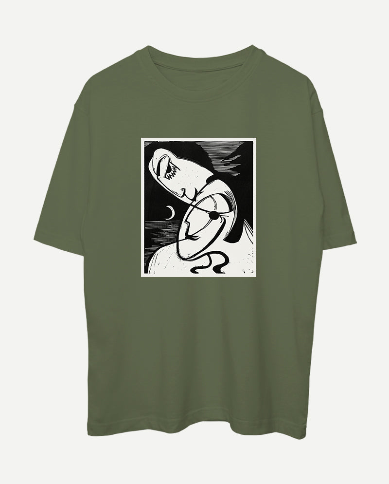 Öpücük Oversize Tişört