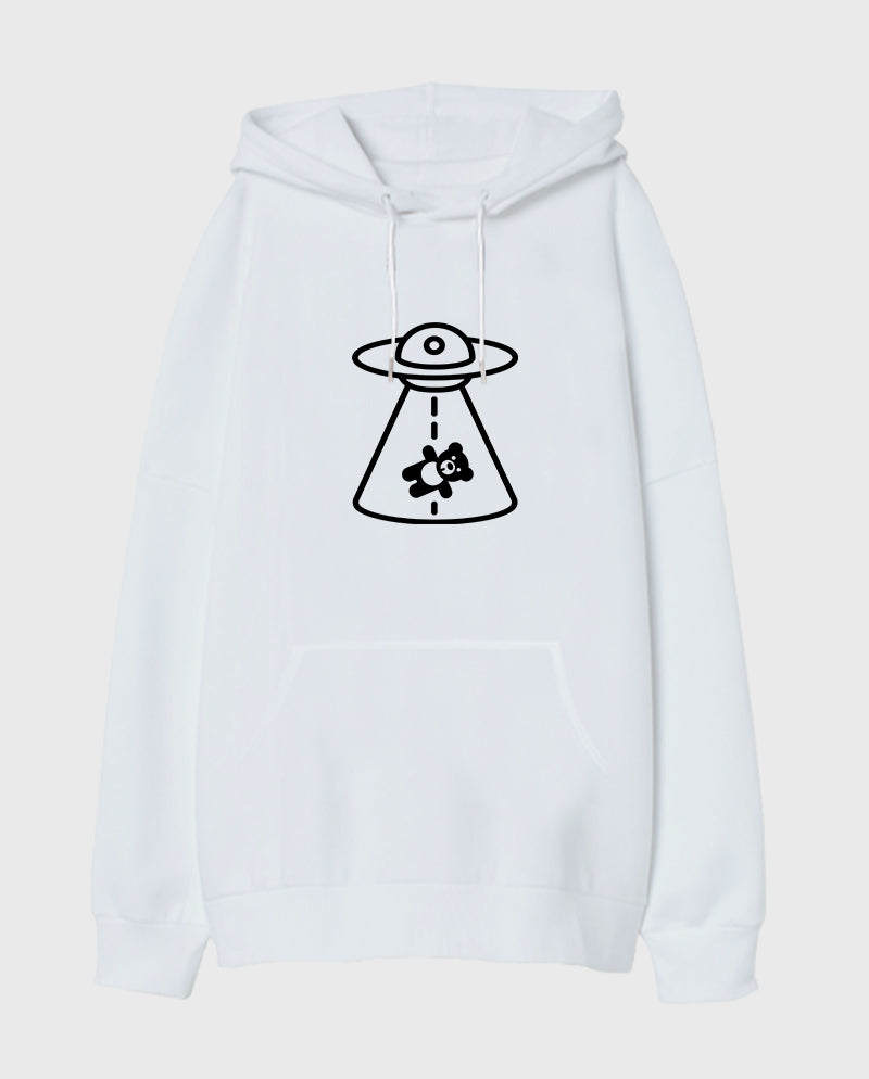 Precious Oversize Unisex Kapüşonlu Sweatshirt