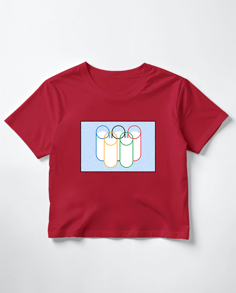 Rakı Olimpiyatları Crop Tişört