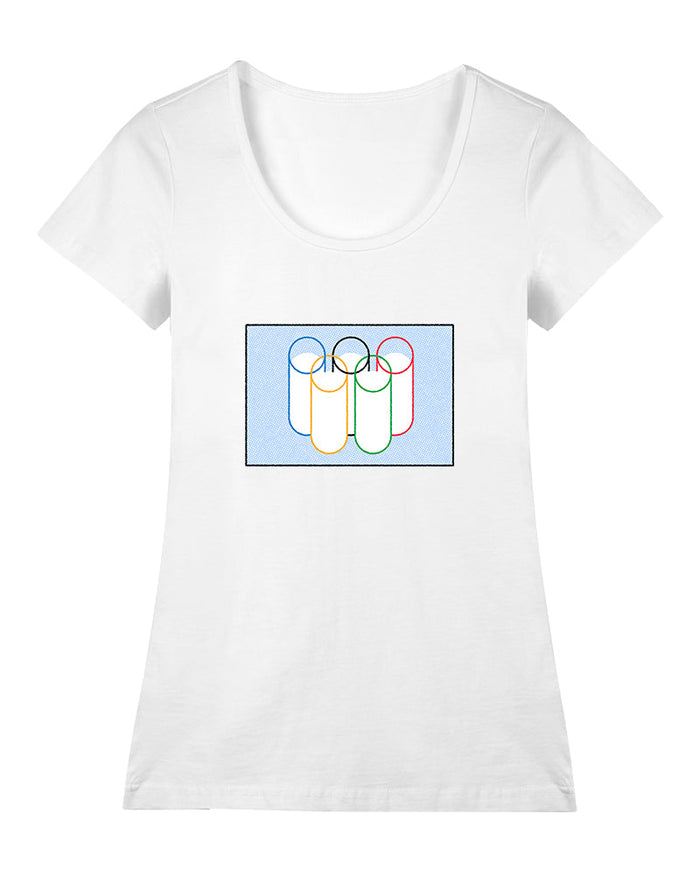 Rakı Olimpiyatları Geniş Yaka Tişört