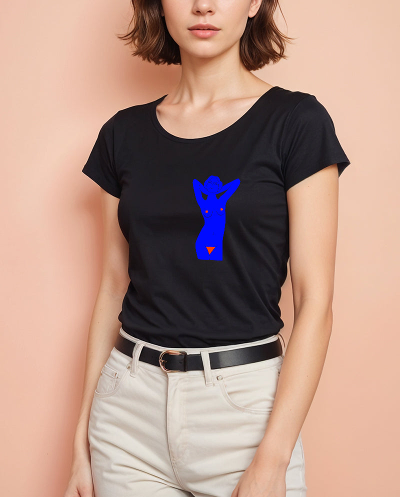 Red Dot Geniş Yaka Tişört