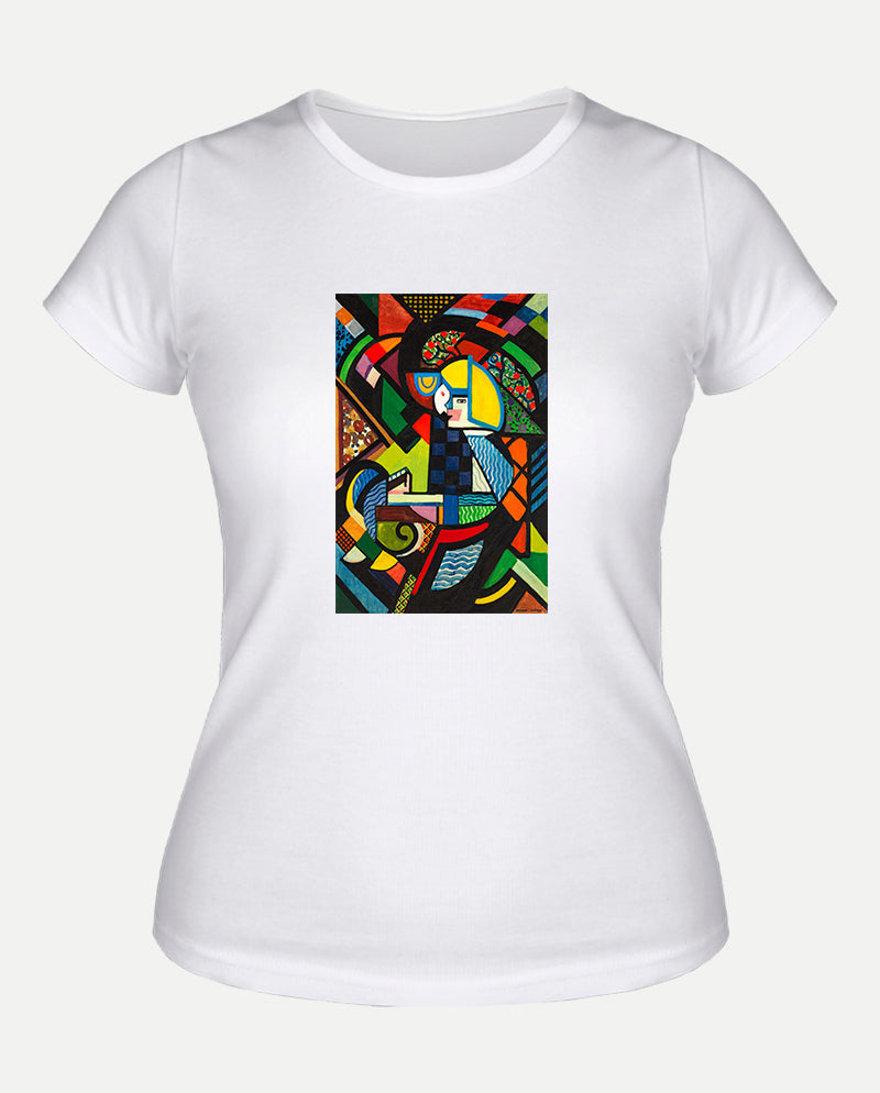 Rocker'daki Kız Kadın Tişört