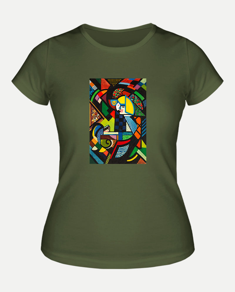 Rocker'daki Kız Kadın Tişört