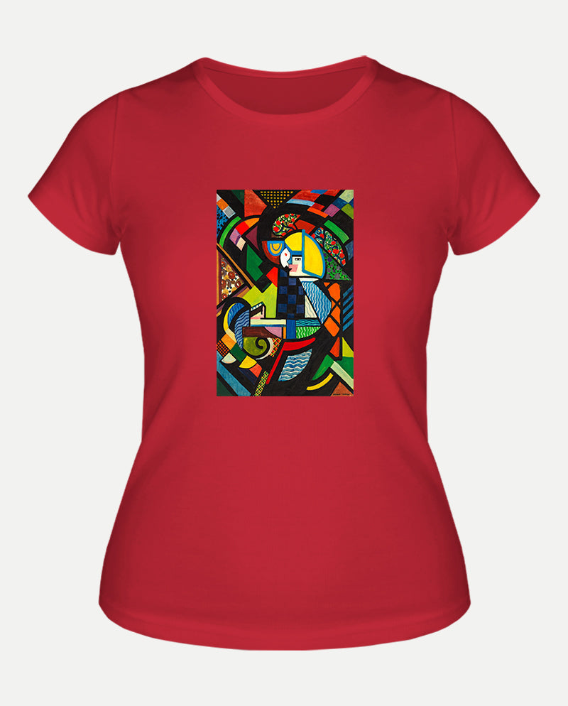 Rocker'daki Kız Kadın Tişört