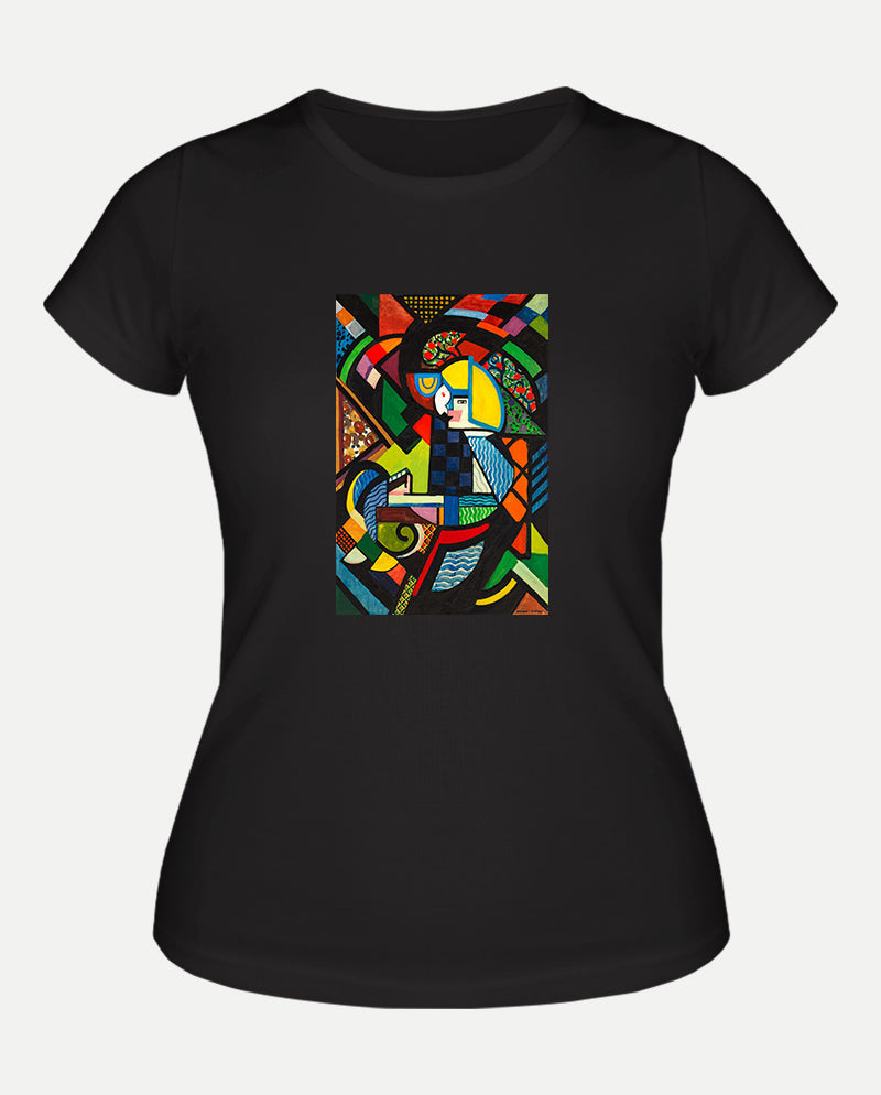 Rocker'daki Kız Kadın Tişört