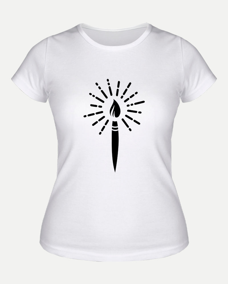 Sanatın ışığı Kadın Tişört