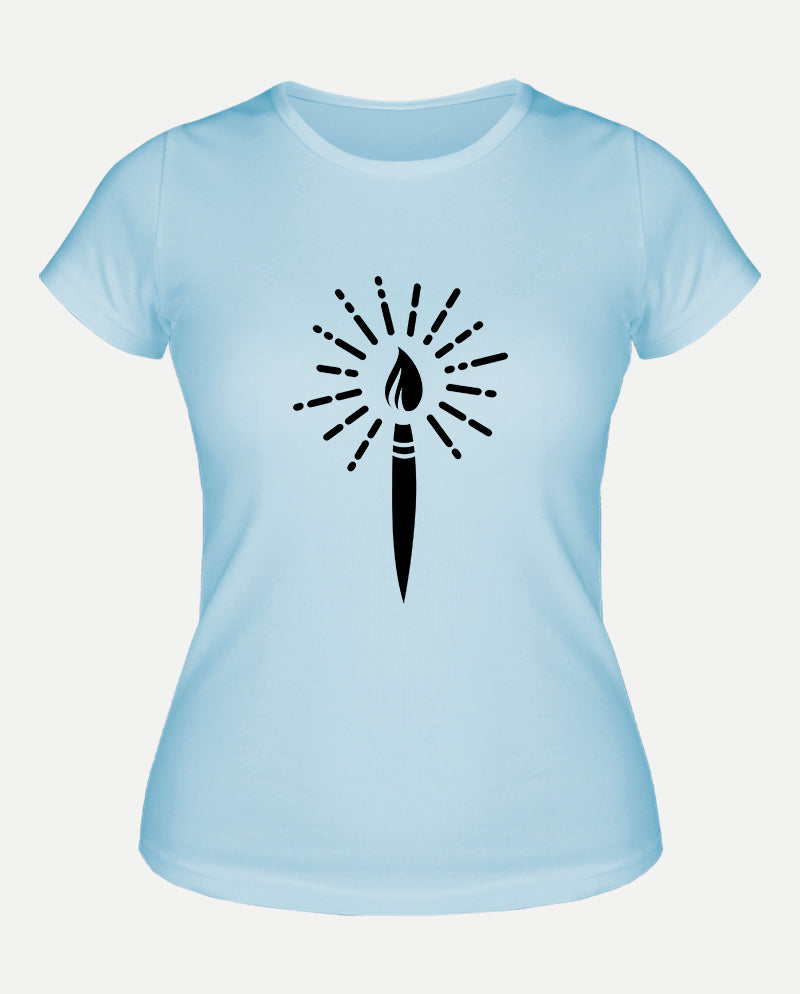 Sanatın ışığı Kadın Tişört