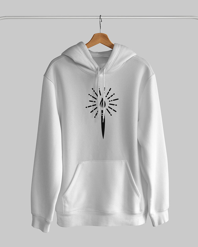 Sanatın ışığı Oversize Unisex Kapüşonlu Sweatshirt