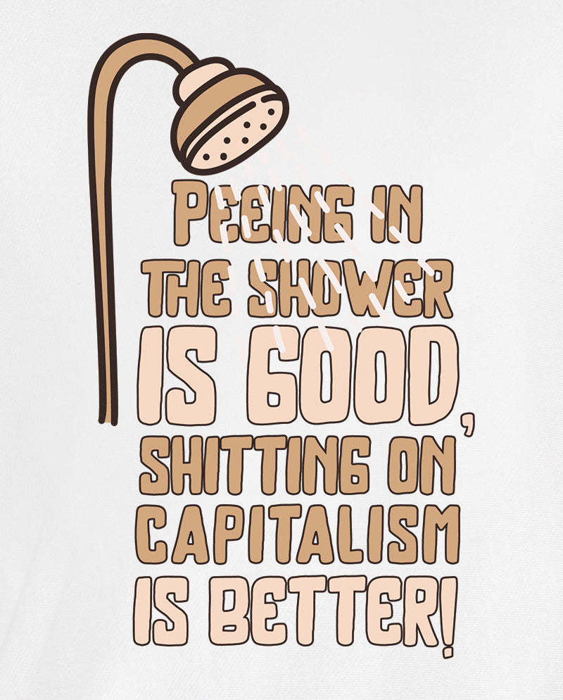 Sh*tting on capitalism Sweatshirt