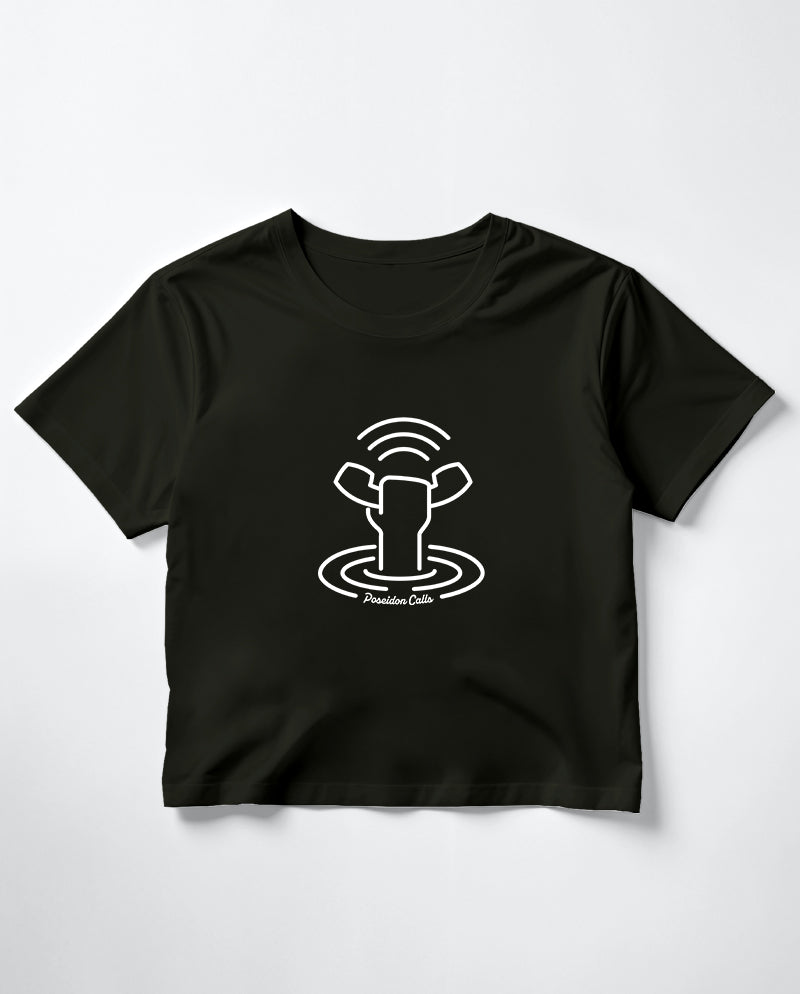 Telefonunuz var Crop Tişört