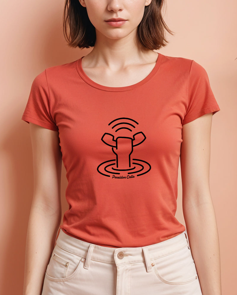 Telefonunuz var Geniş Yaka Tişört