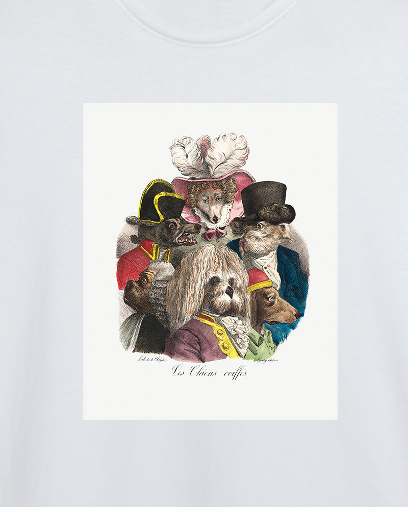 Tüylü Köpekler Erkek Tişört