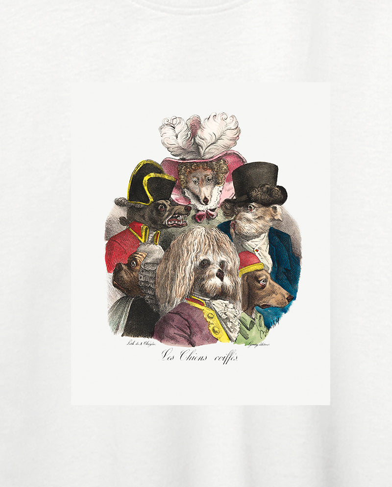 Tüylü Köpekler Oversize Tişört