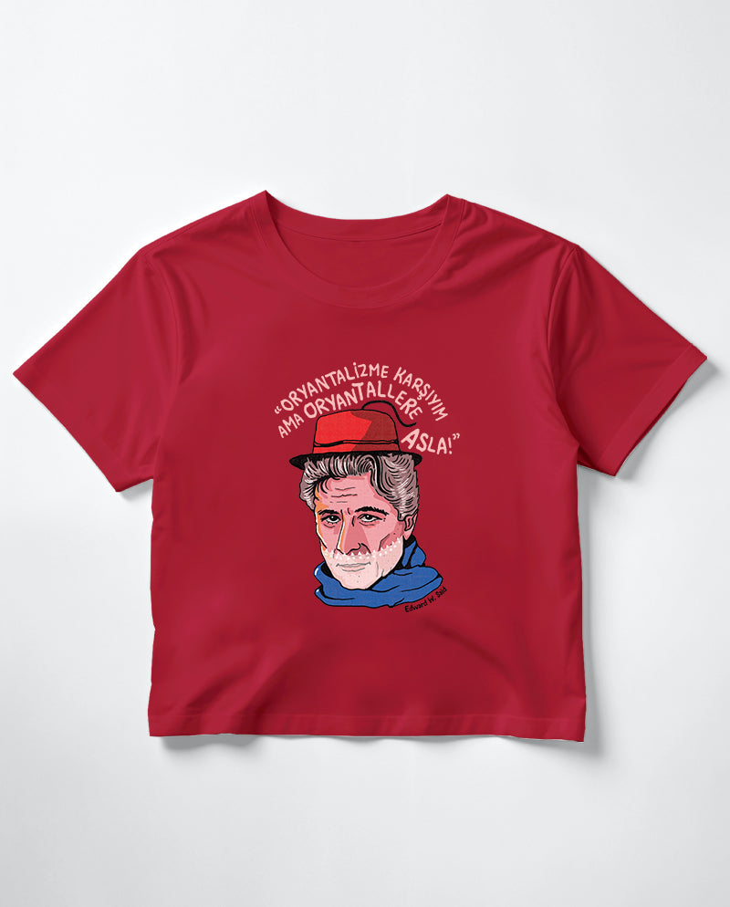 Edward Said Crop Tişört
