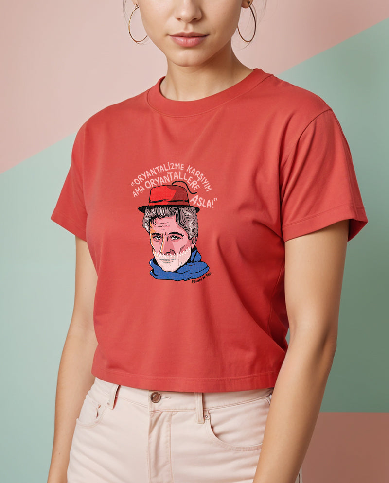 Edward Said Crop Tişört