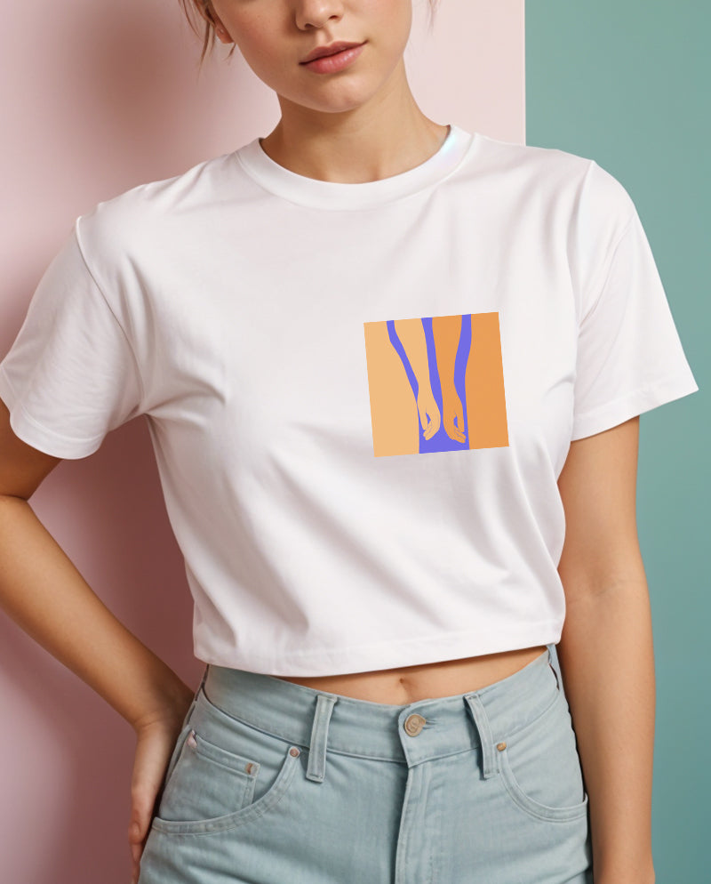 Yan Yana Crop Tişört