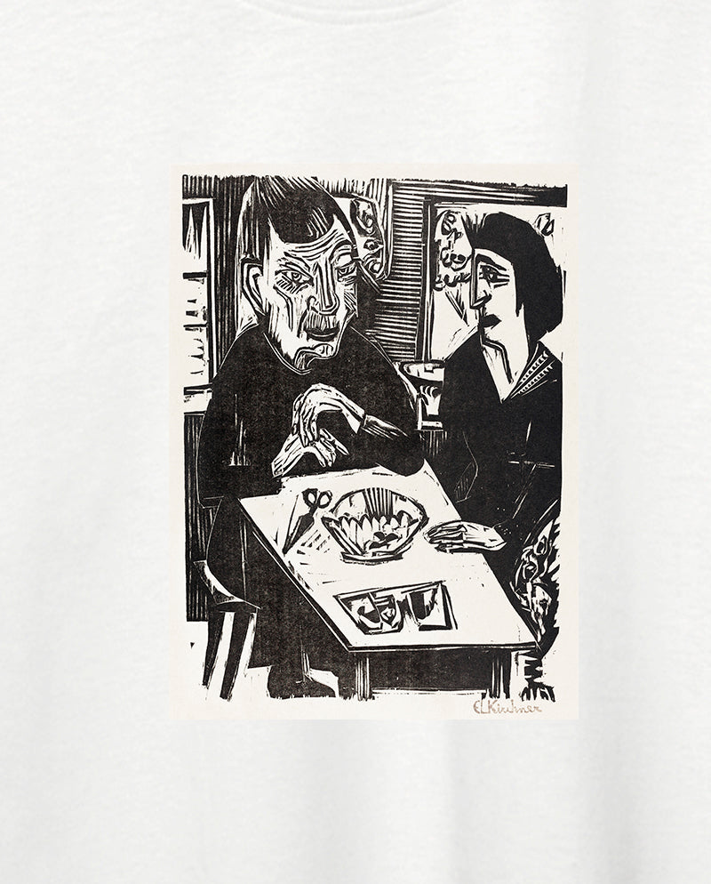 Yaşlı ve Genç Kadın Oversize Tişört