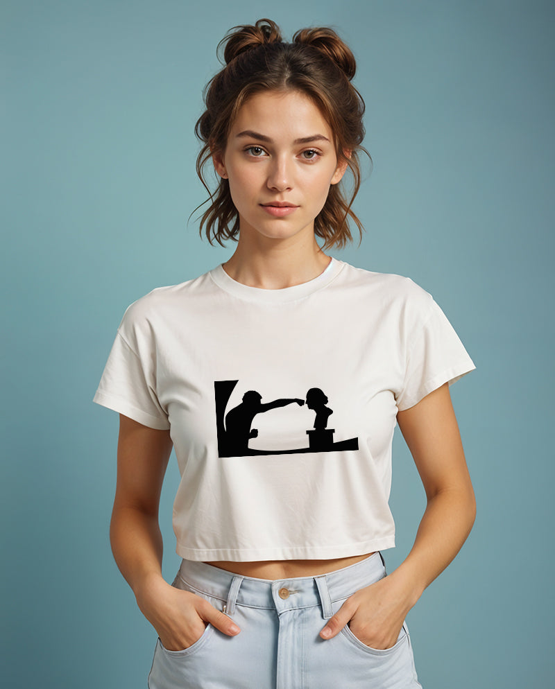 Come To Terms With The Past Crop Tişört