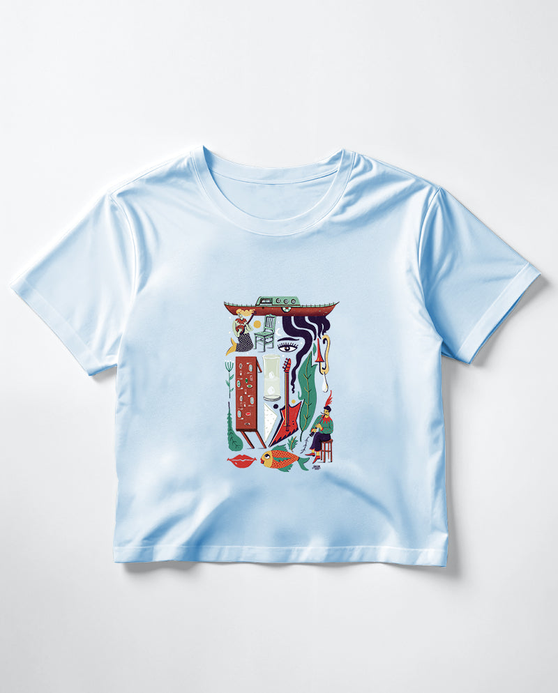 Dali’nin Çilingiri Crop Tişört