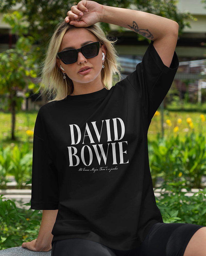 David Bowie - Ashes to Ashes Oversize Tişört