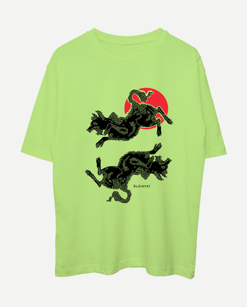 Kurt Gibi Viskili Oversize Tişört