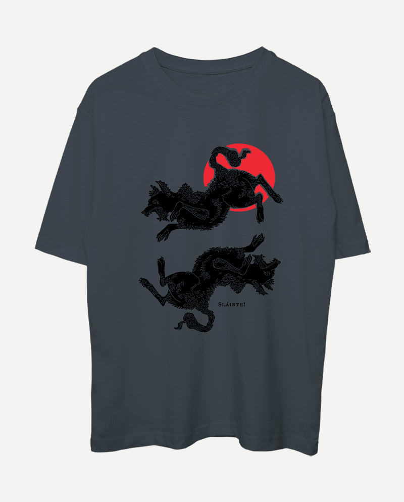 Kurt Gibi Viskili Oversize Tişört