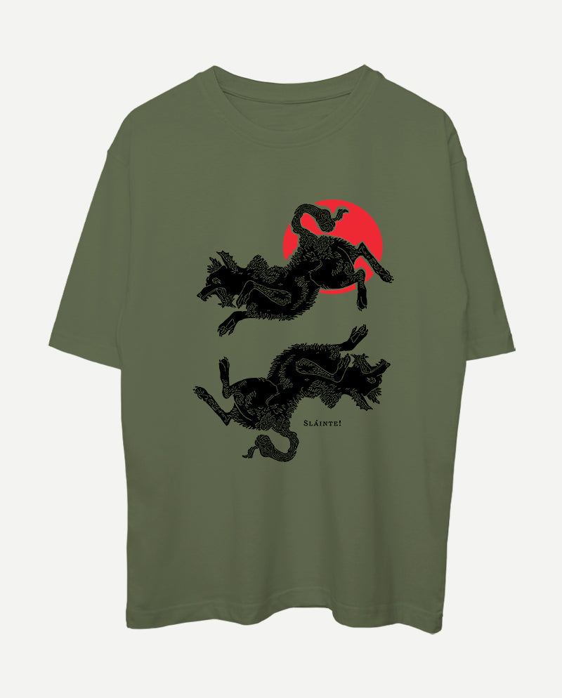 Kurt Gibi Viskili Oversize Tişört