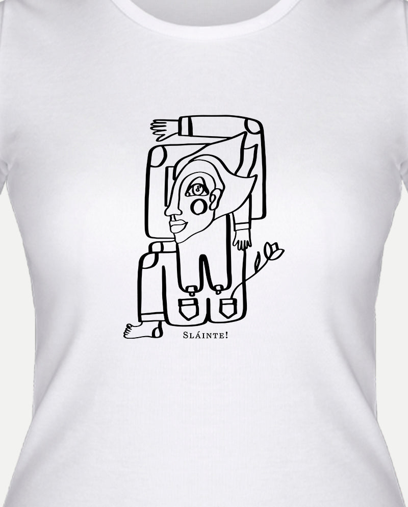 Gül Döktüm Kadehlerine Viskili Kadın Tişört