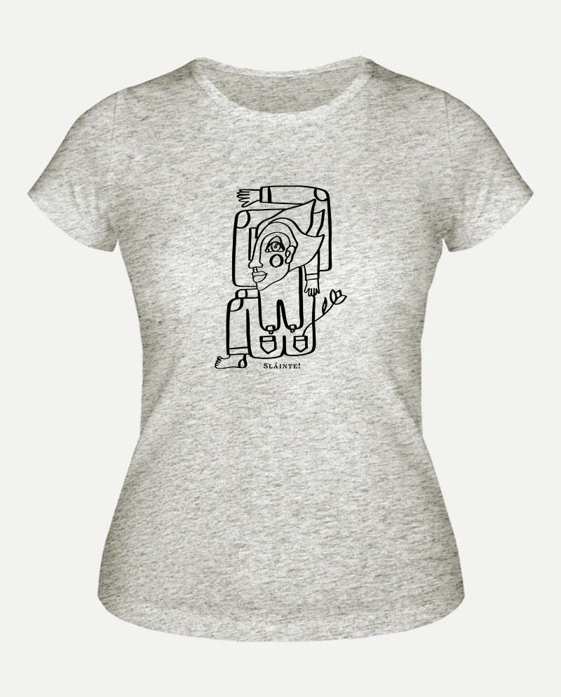 Gül Döktüm Kadehlerine Viskili Kadın Tişört