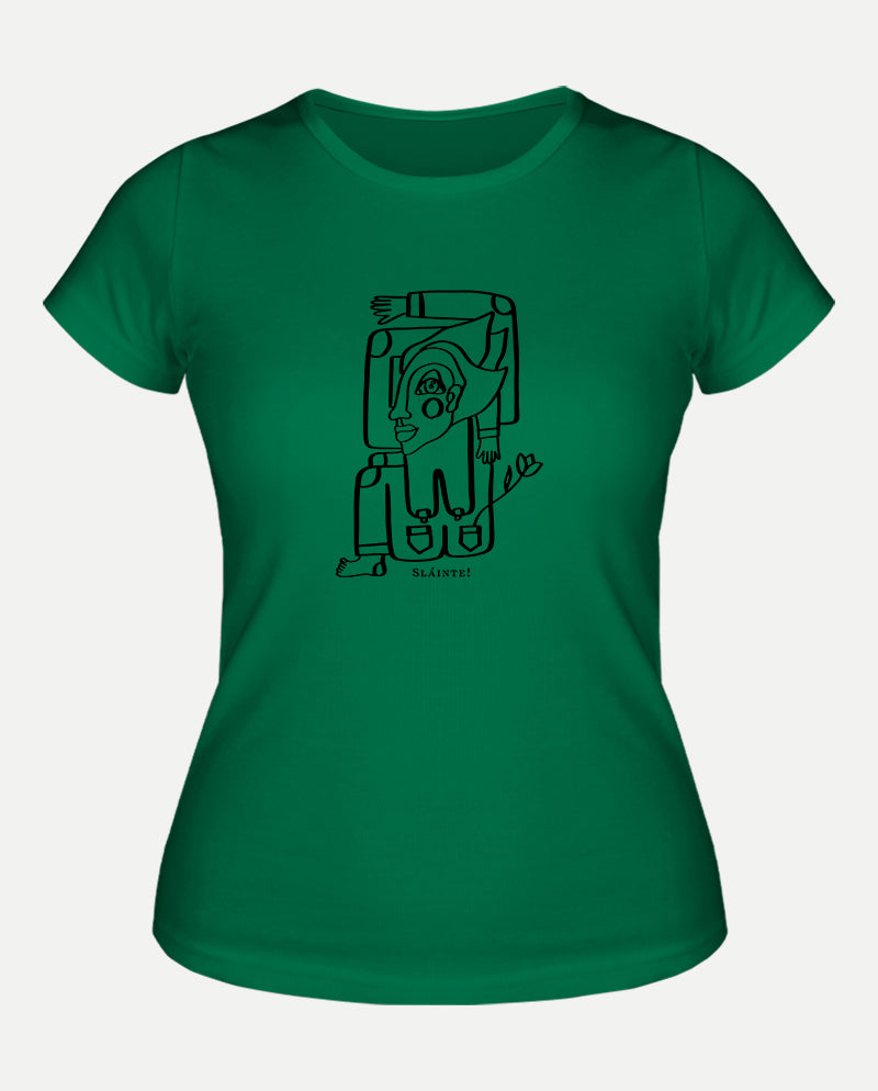 Gül Döktüm Kadehlerine Viskili Kadın Tişört