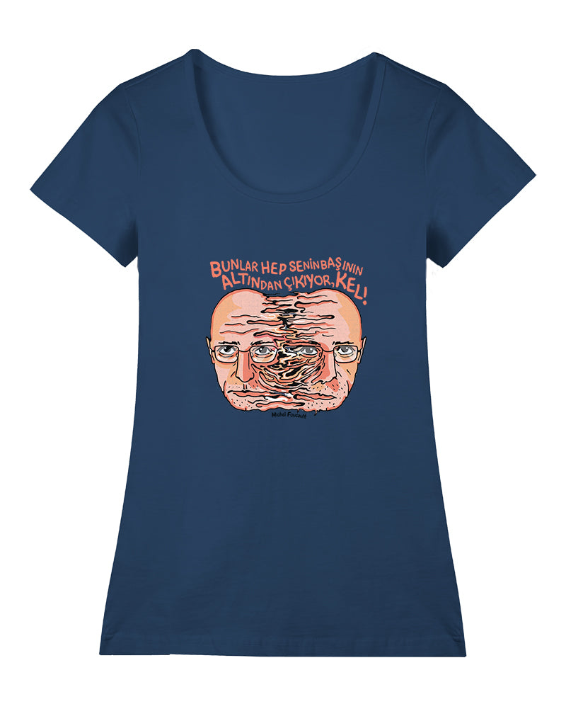 Michel Foucault Geniş Yaka Tişört