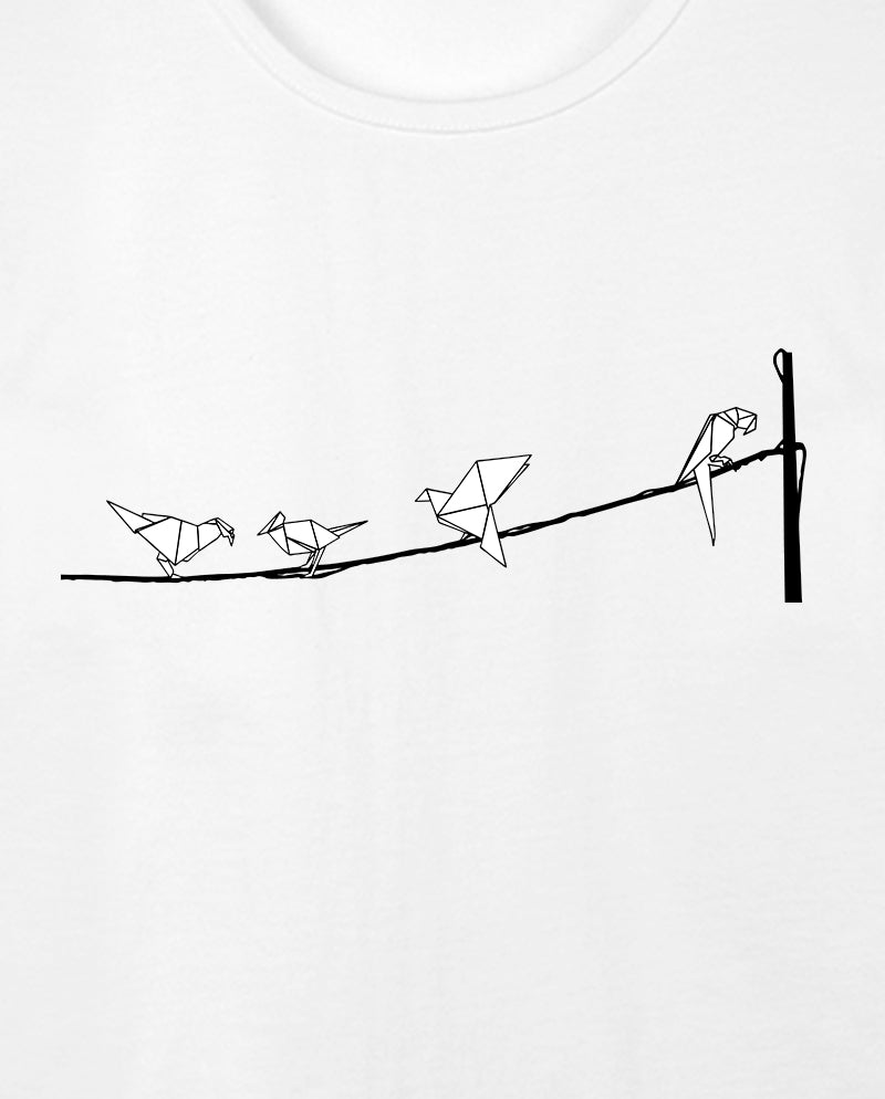 I Am Not Alone Geniş Yaka Tişört