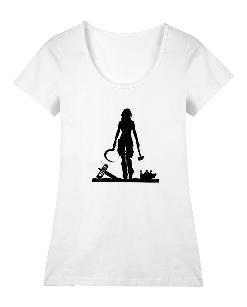 I Came Again All Street Geniş Yaka Tişört