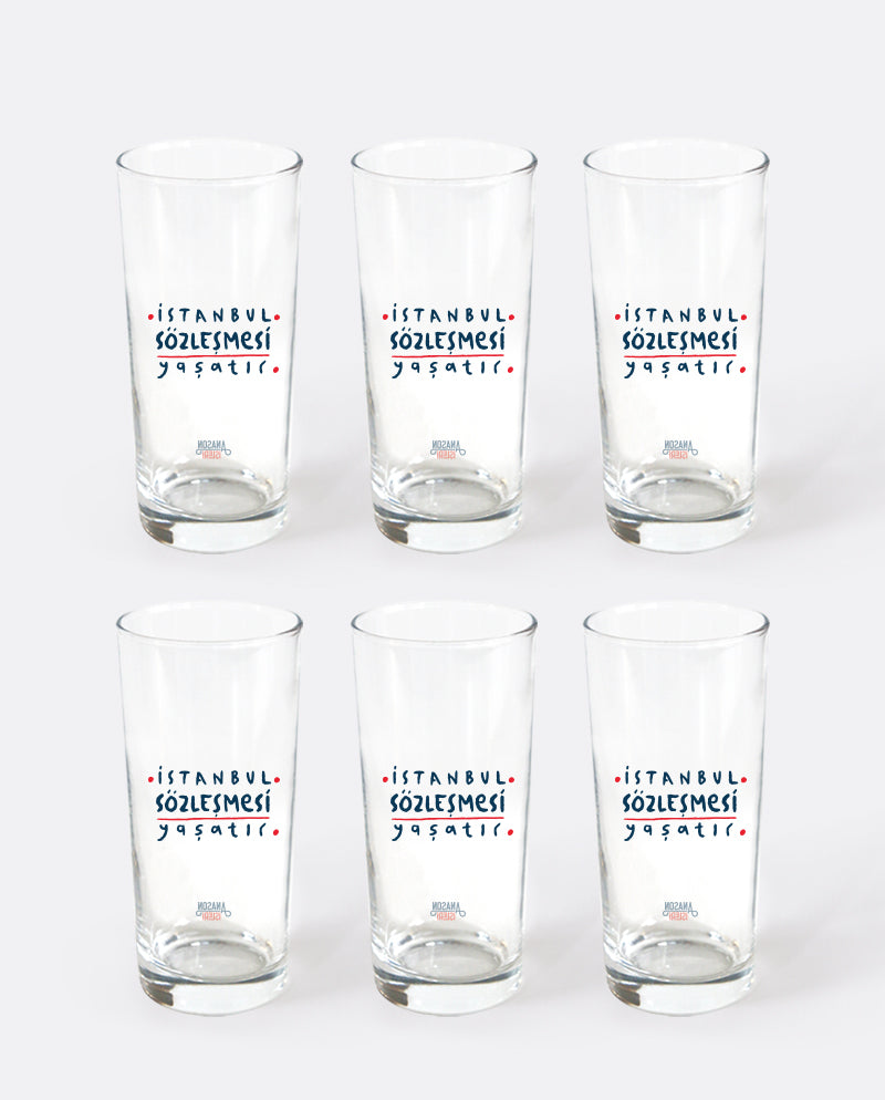 İstanbul Sözleşmesi Yaşatır Klasik Rakı Kadehi