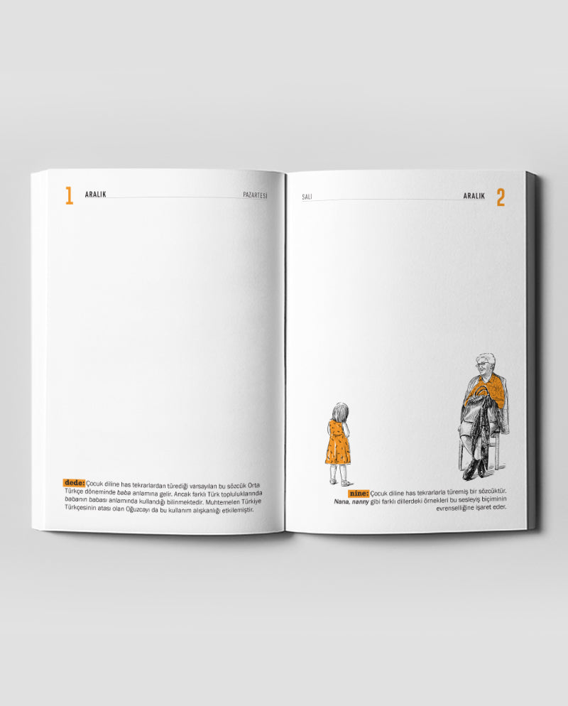 Kelimeli Ajanda 2025 HASARLI