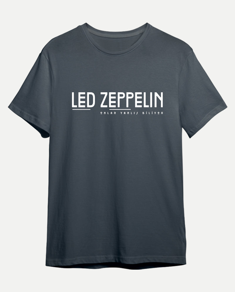 Led Zeppelin - Onlar Yanlış Biliyor Erkek Tişört