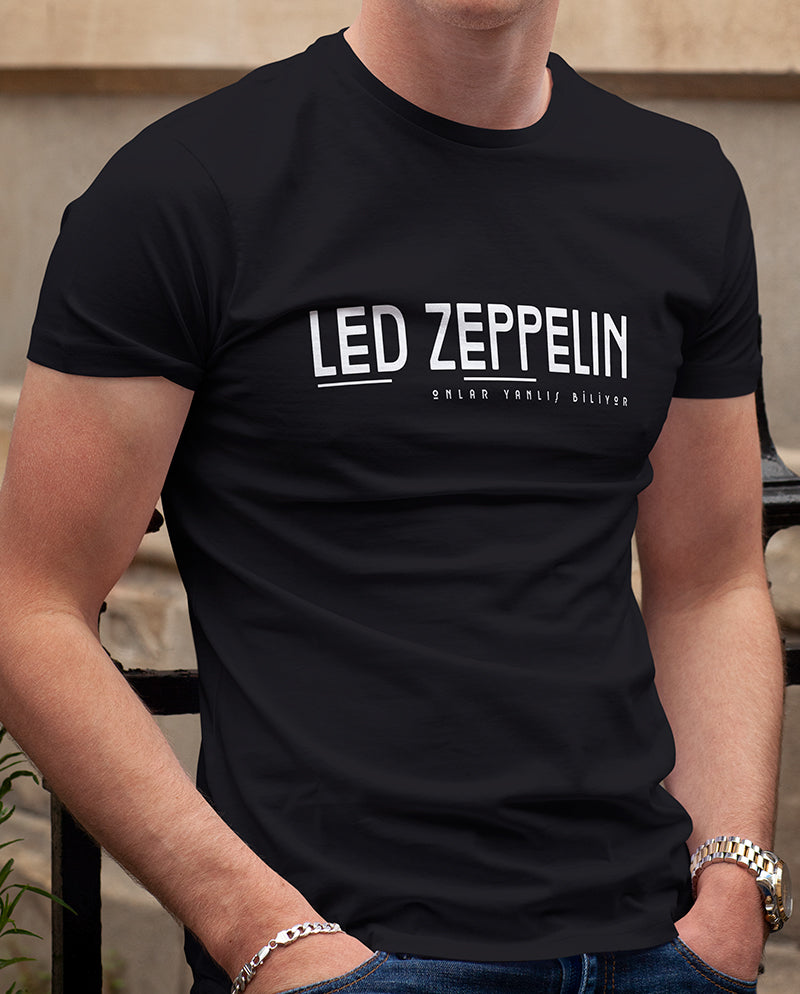 Led Zeppelin - Onlar Yanlış Biliyor Erkek Tişört