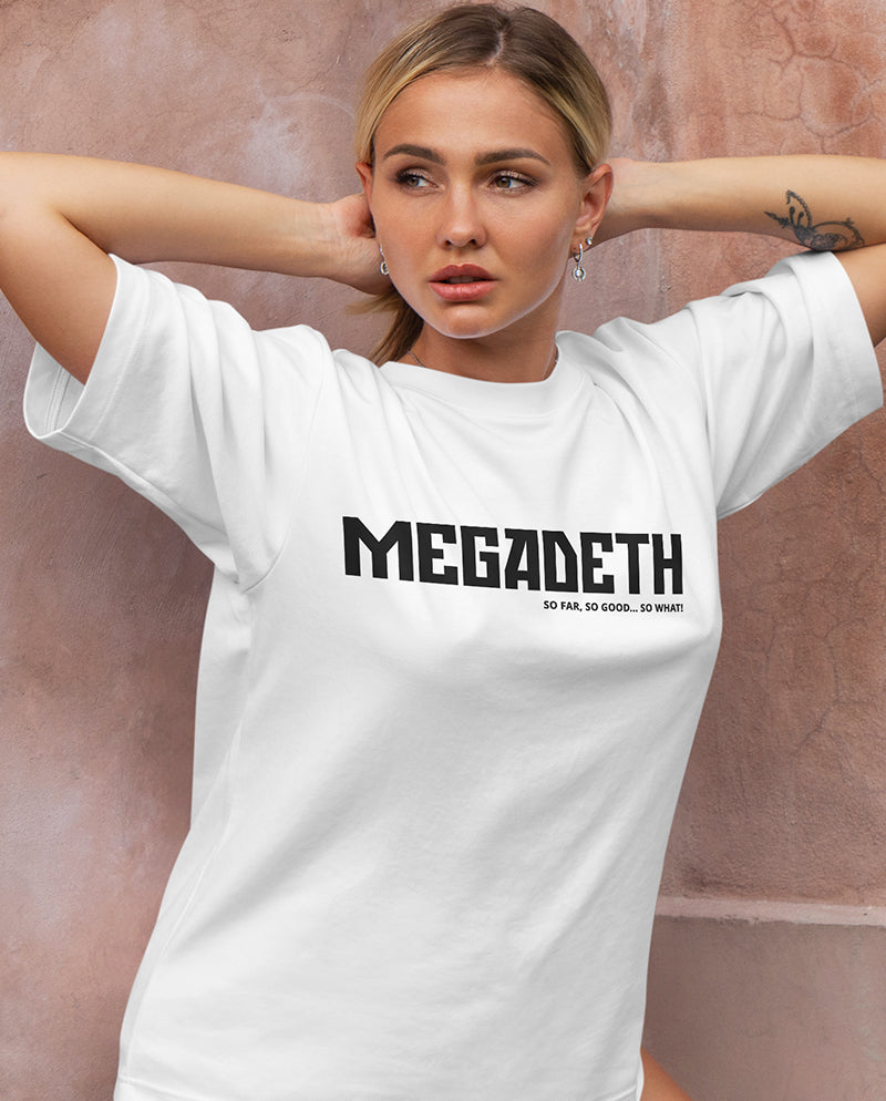 Megadeth - So Far, So Good... So What! Oversize Tişört