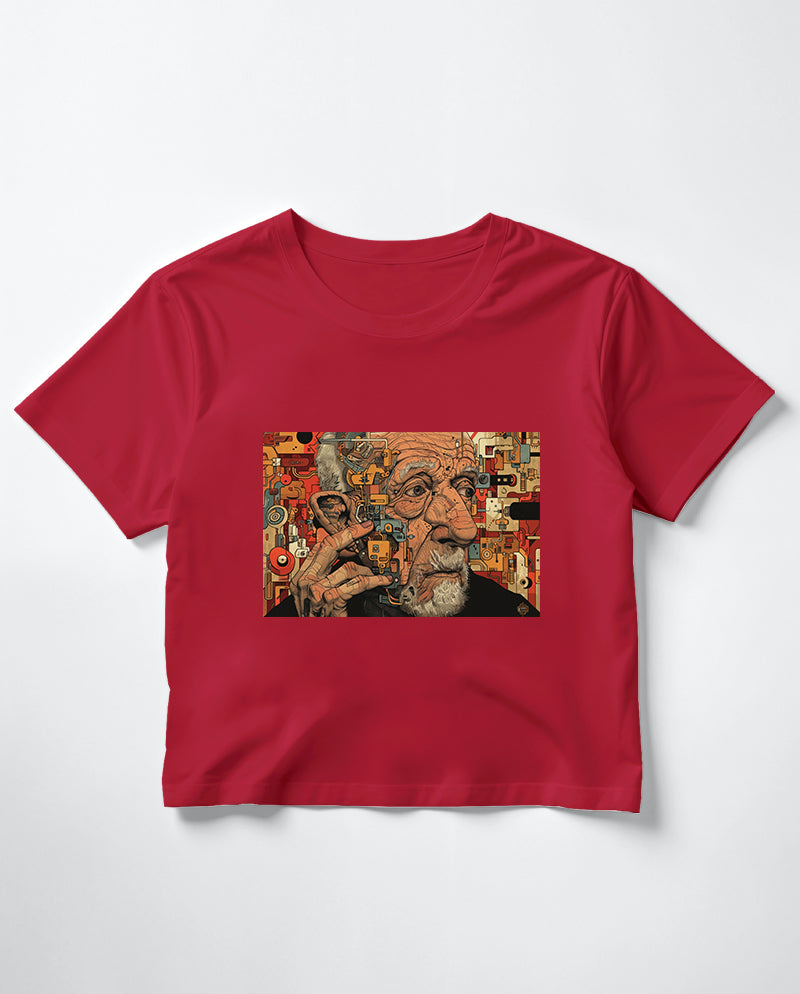 Mekanik Dünya Crop Tişört