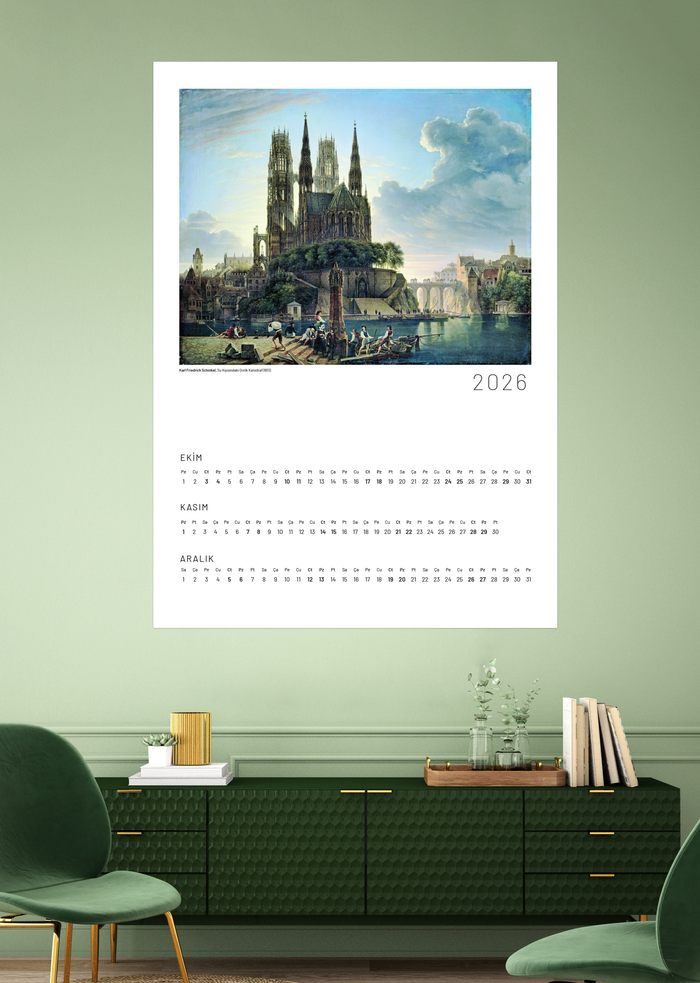 Dört Mevsim 2026 Klasik Sanat Takvimi Seti